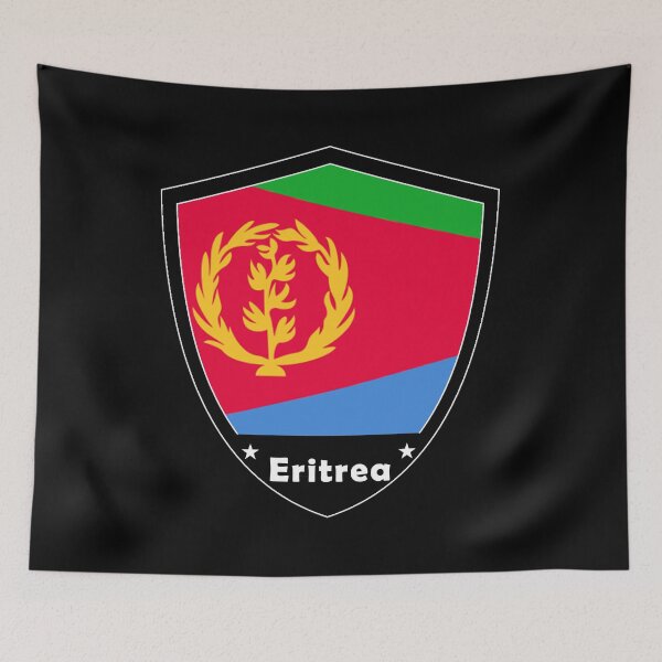 Item preview, Eritrea Flag Badge designed and sold by Gina-Driada.
