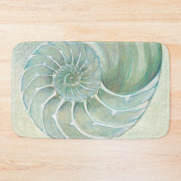 Item preview, Green chambered nautilus designed and sold by LisaLeQuelenec.