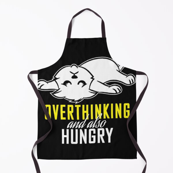 Item preview, overthinking and also hungry, bear designed and sold by Jesar.