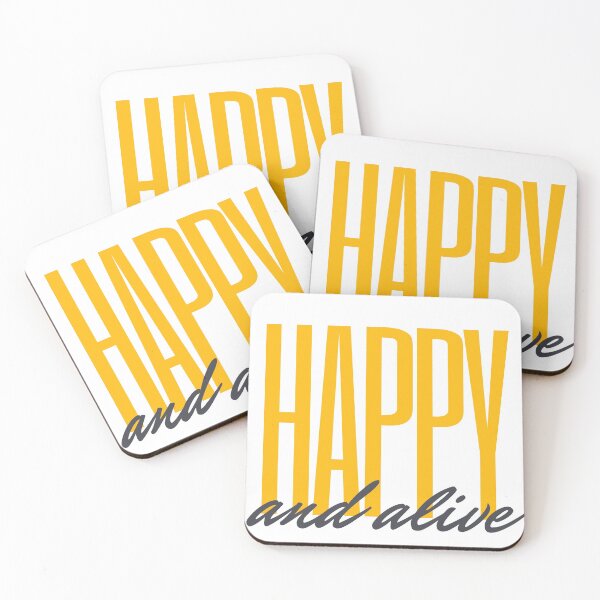 Item preview, HAPPY and alive designed and sold by SaamyaTyagi.