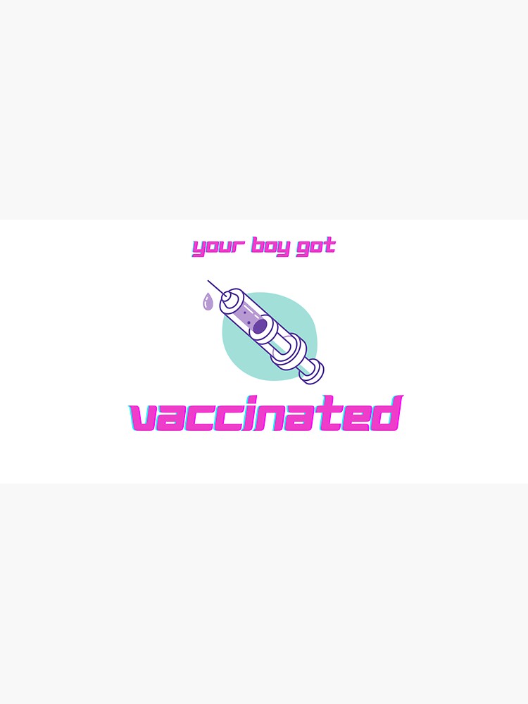 Which sticker is your favorite? #vaccinated