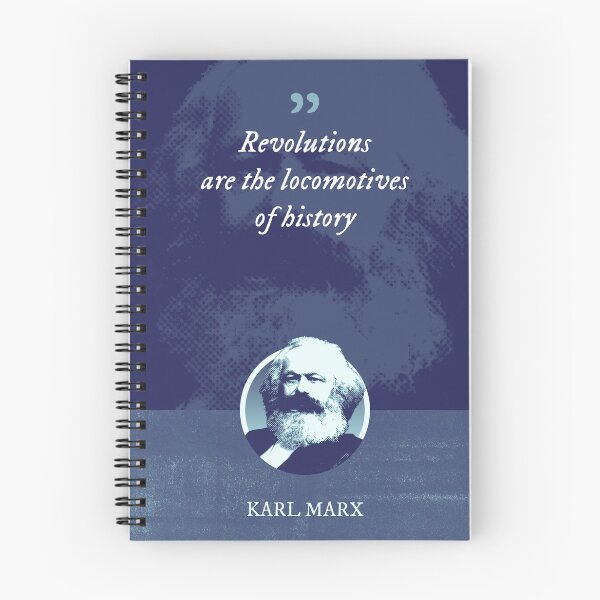 Item preview, Karl Marx - Revolutions are the locomotives of history designed and sold by Syahrasi.