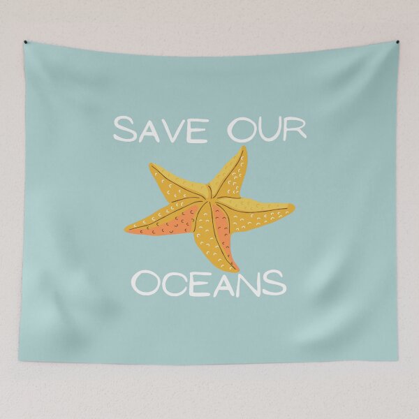 Item preview, Starfish Save Our Oceans designed and sold by WildernessGear.