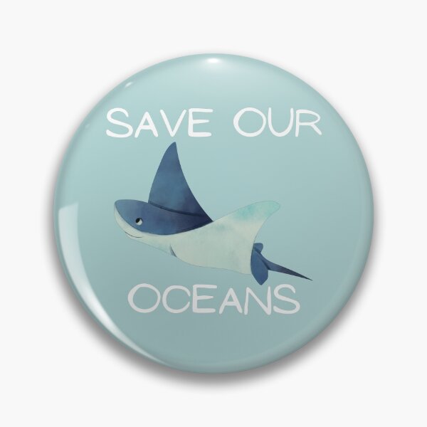Item preview, Stingray Save Our Oceans designed and sold by WildernessGear.