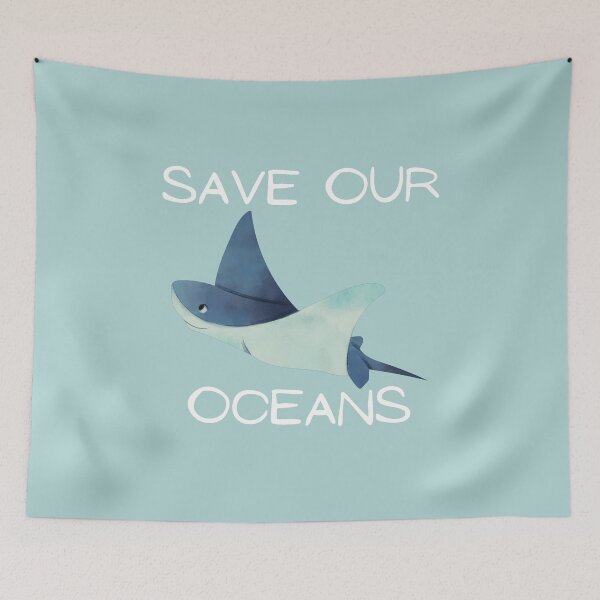 Item preview, Stingray Save Our Oceans designed and sold by WildernessGear.
