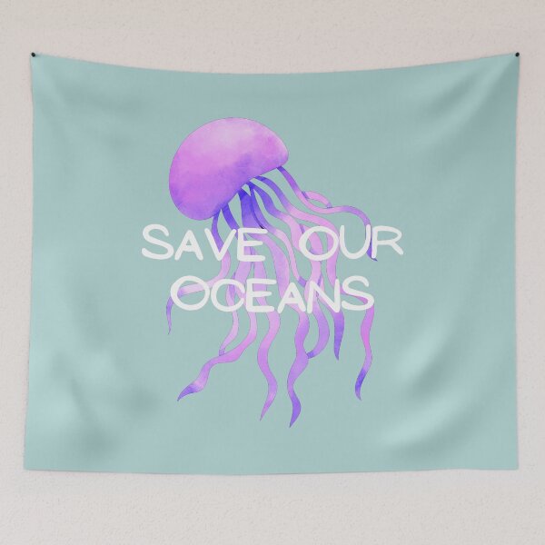 Item preview, Jellyfish Save Our Oceans designed and sold by WildernessGear.