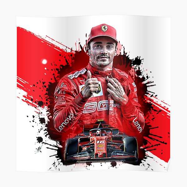 charles leclerc Poster