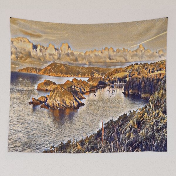 Item preview, Watermouth bay Devon designed and sold by TrippyEarth.