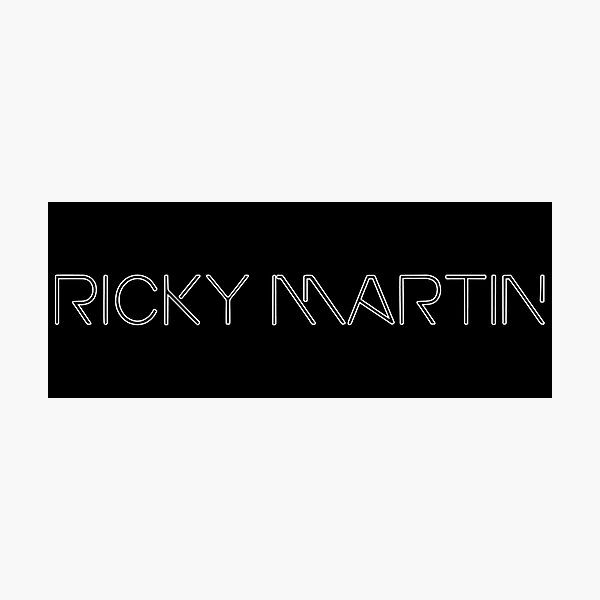 Ricky Martin Lámina fotográfica