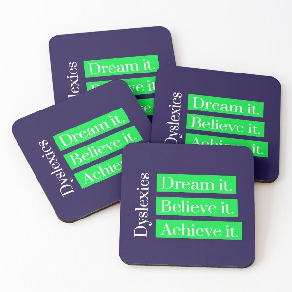 Item preview, The Dyslexic Club - Dream Believe Achieve Dyslexia  designed and sold by domdjs4239.