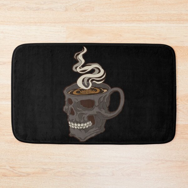 Item preview, Funny Coffee Cup Barista Comic Skull designed and sold by Luxara1.