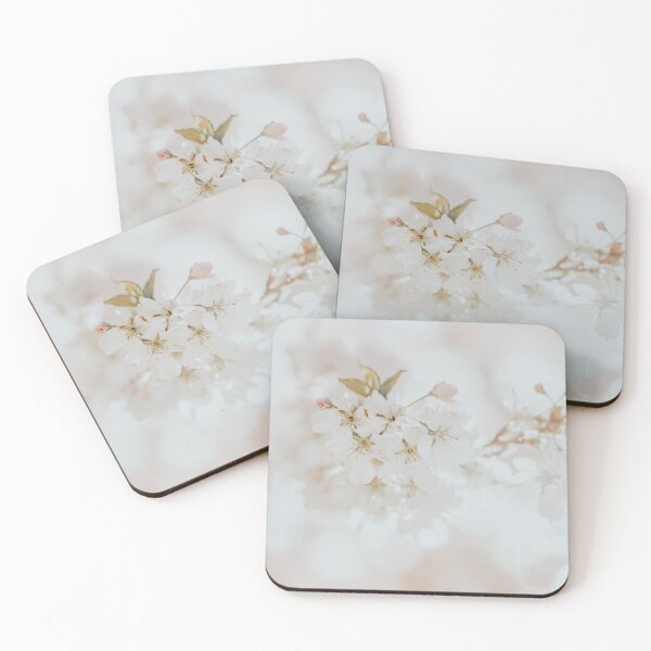 Item preview, White Cherry Blossom Photo, Atmospheric Oshima Cherry Blossom Close-up designed and sold by Melissa Peltenburg.