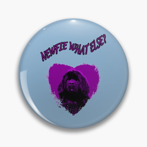 Item preview, Newfoundland Dog Heart Purple What Else designed and sold by Moonyflower.