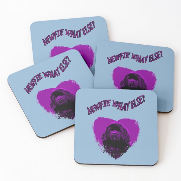 Item preview, Newfoundland Dog Heart Purple What Else designed and sold by Moonyflower.