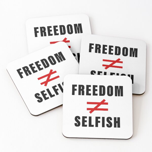Item preview, Freedom, Liberty doesn't equal Selfish  designed and sold by ArtOfRebellion.