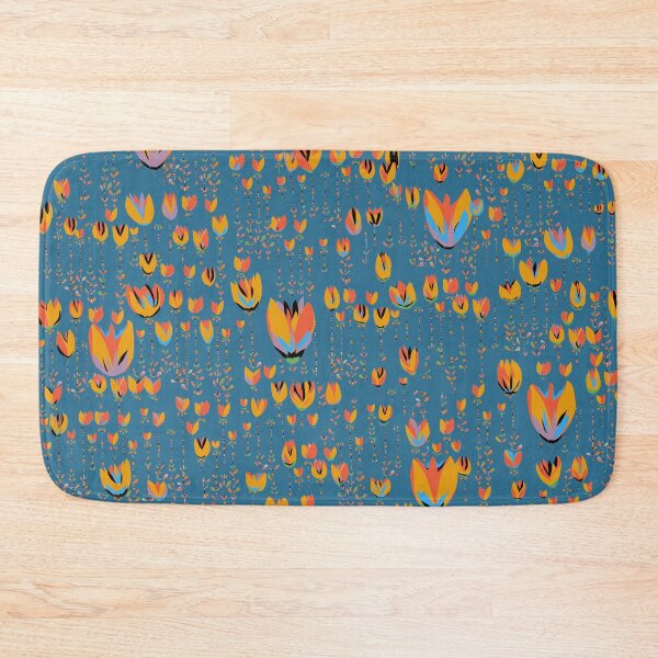 Item preview, Tulips, flowers, leaves pattern designed and sold by ZjalDesign.