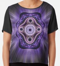 Mystical Purple Chiffon Top