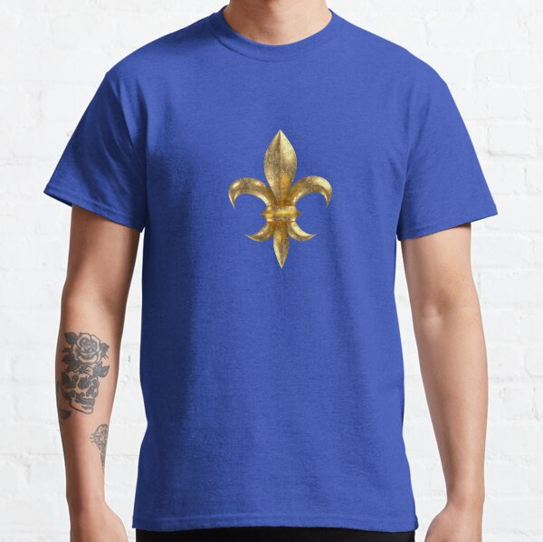 Item preview, Fleur de Lys / Fleur de Lis 3D gold look corroded designed and sold by lathspell.