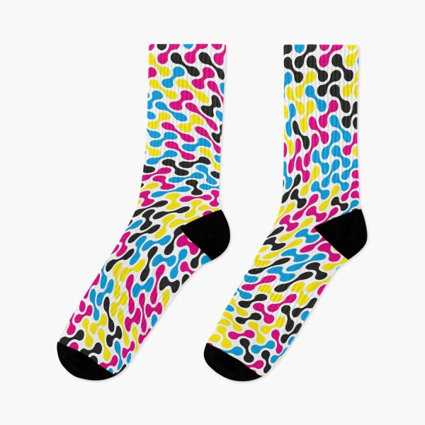 Item preview, CMYK Twisted Metaballs Pattern (White) designed and sold by John Uttley.