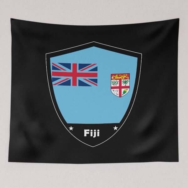 Item preview, Fiji Flag Badge designed and sold by Gina-Driada.