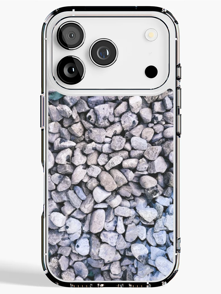 Thumbnail 1 of 5, iPhone Case, Pebbles Pattern designed and sold by Reaisa.