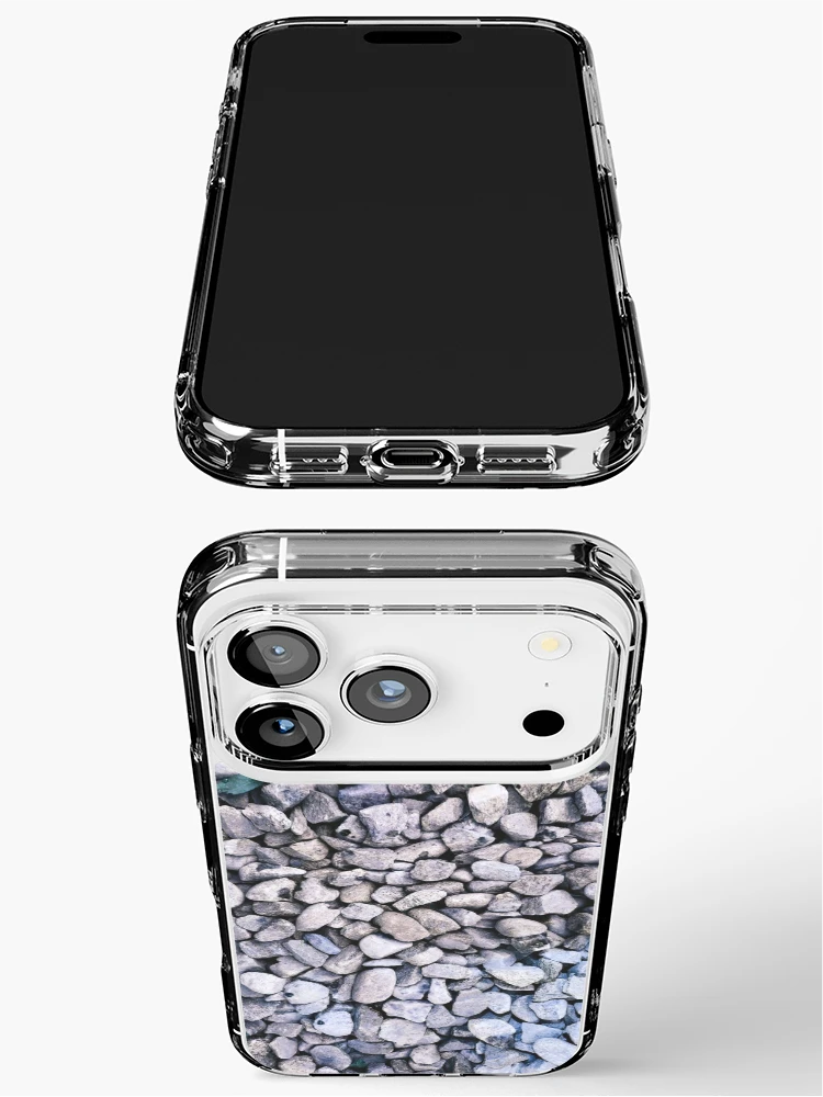 Thumbnail 3 of 5, iPhone Case, Pebbles Pattern designed and sold by Reaisa.