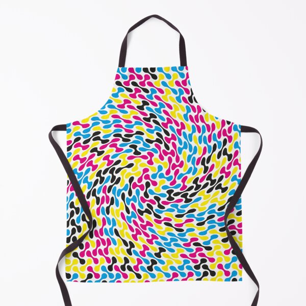 Item preview, CMYK Twisted Metaballs Pattern (White) designed and sold by John Uttley.