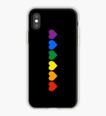 Rainbow Pride Hearts Official Colors iPhone Case