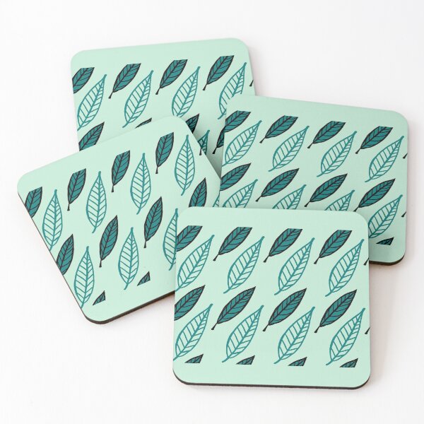 Item preview, Green leafy pattern designed and sold by Eve :).