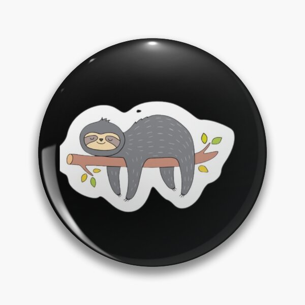 Item preview, cute sloth sleeping designed and sold by tania ochieng.