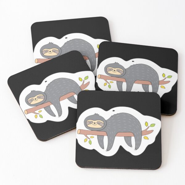 Item preview, cute sloth sleeping designed and sold by tania ochieng.