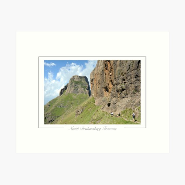 Hiking trail. North Drakensberg Traverse. Art Print
