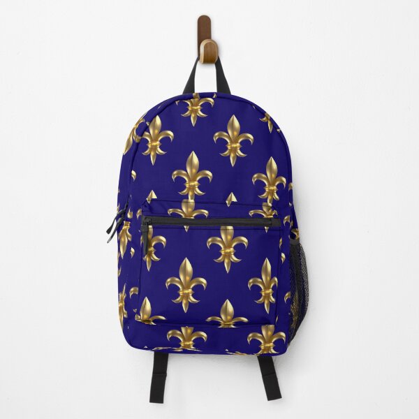 Vista previa del artículo con la obra «Fleur de Lys / Fleur de Lis 3D patrón de aspecto dorado pequeño», diseñado y vendido por lathspell.
