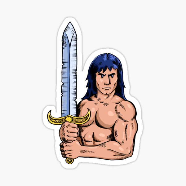 The Barbarian Sticker