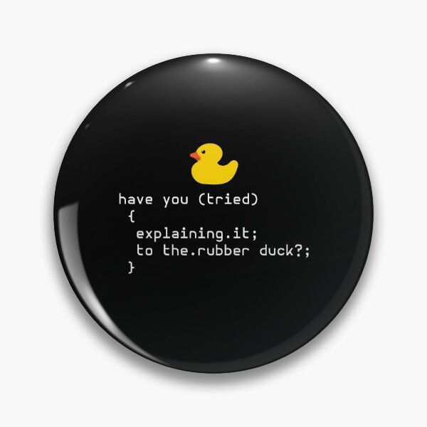 Item preview, Have You Tried Explaining It To The Rubber Duck Funny designed and sold by Robert Gazke.