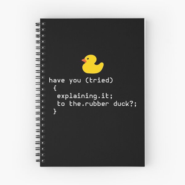 Item preview, Have You Tried Explaining It To The Rubber Duck Funny designed and sold by Robert Gazke.