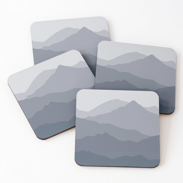 Item preview, Minimalist Ombre Mountain Landscape designed and sold by D-Spot Shop.