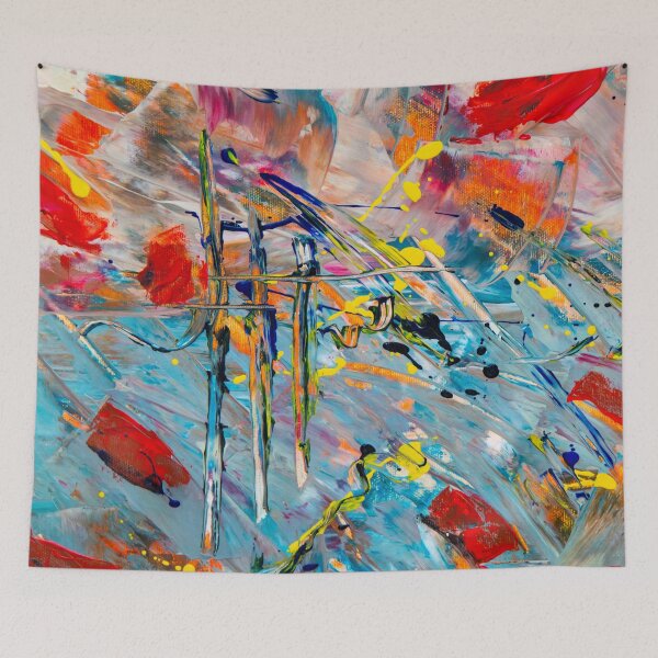 Item preview, colorful abstract designed and sold by N' ajjer.