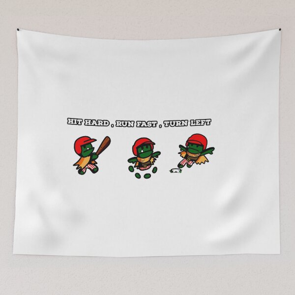 Item preview, Hit Hard, Run Fast, Turn Left Goblin by niiyooon designed and sold by Niiyoon's Designs.