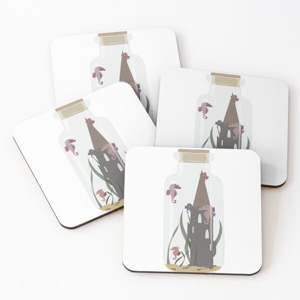 Item preview, Seahorses in a Bottle designed and sold by penwah.