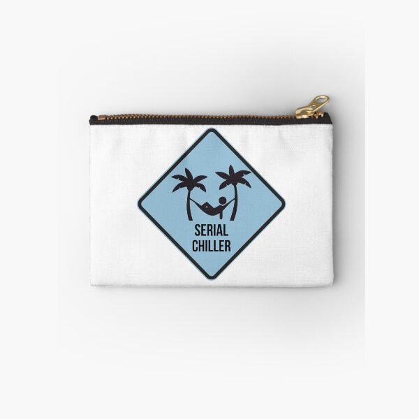 Item preview, Serial Chiller Funny Sign Blue designed and sold by MinimalSketches.