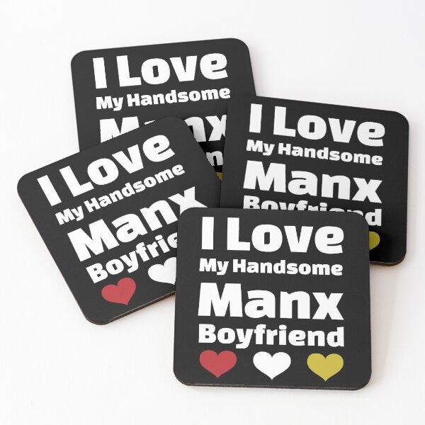 Item preview, I Love My Handsome Manx Boyfriend - Isle Of Man Boyfriend designed and sold by DiceNLDesigns.