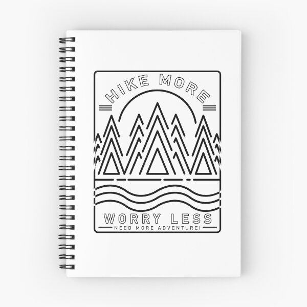 Item preview, HIKE MORE- WORRY LESS designed and sold by ALCHILE1.