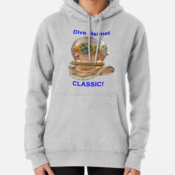 Classic Brass Diving Helmet Pullover Hoodie