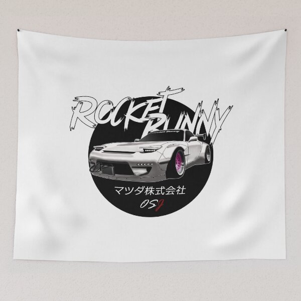 Item preview, JDM RX7 FD White designed and sold by oldschooljdm.