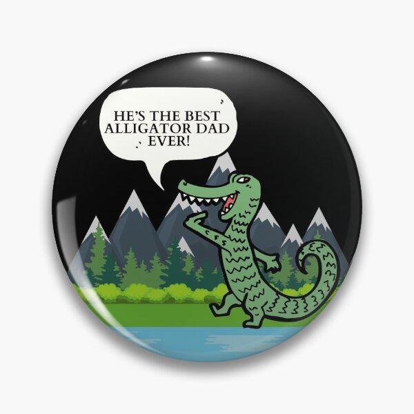 Item preview, Best Alligator Dad Ever designed and sold by Imemewell.