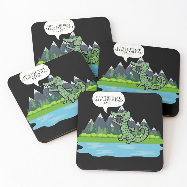 Item preview, Best Alligator Dad Ever designed and sold by Imemewell.
