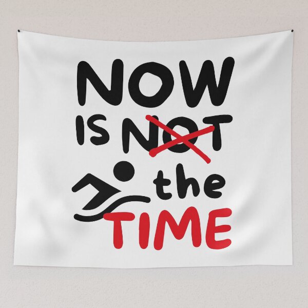 Item preview, Swimming: Now is not the time designed and sold by TheGreenGoat.