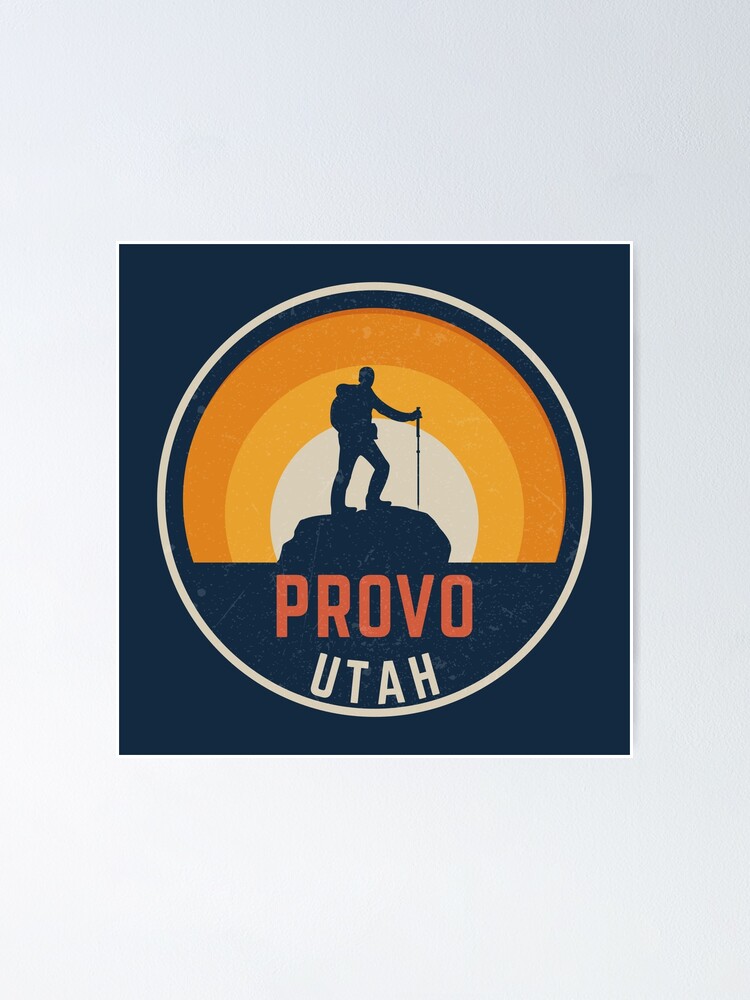 Aperçu 1 sur 3. Poster avec l'œuvre Provo Utah Hiking créée et vendue par dk80.