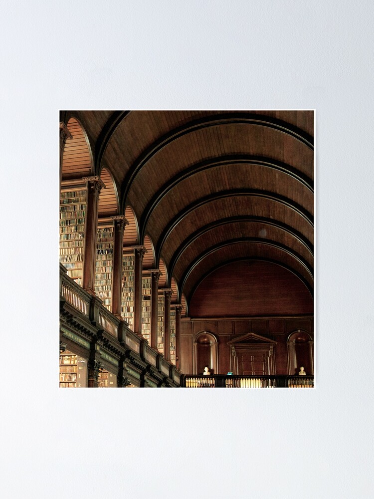 Long Room Trinity College Dublin Poster